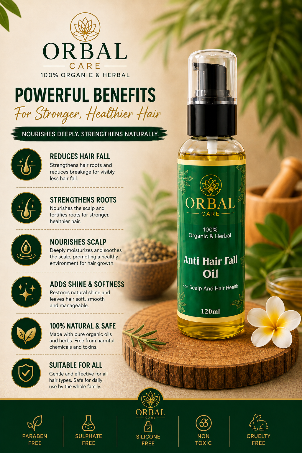 Orbal Care Anti Hairfall Oil